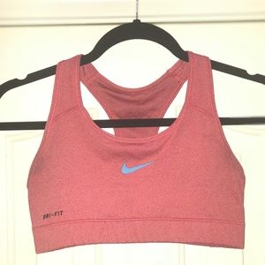 Red Nike Sports Bra